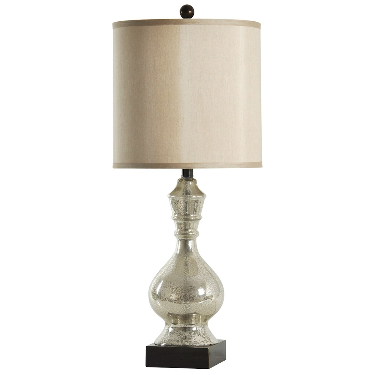 StyleCraft Lamps Mercury Glass Table Lamp