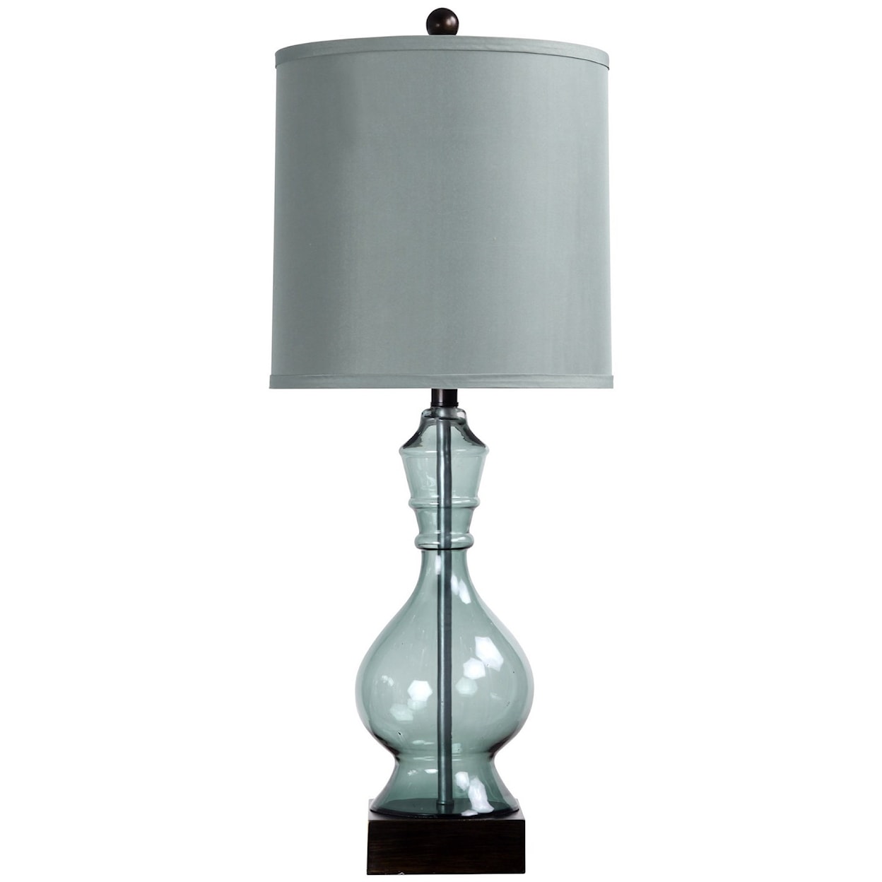 StyleCraft Lamps Glass Table Lamp