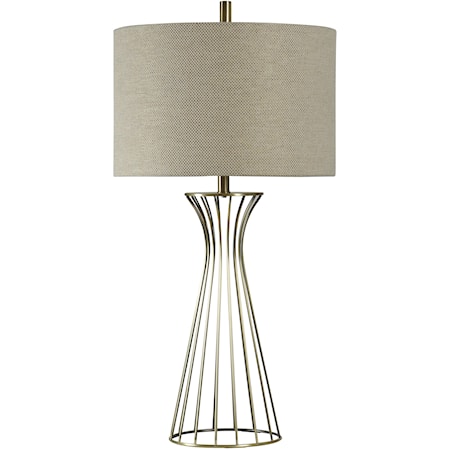Classic Formed Metal Table Lamp