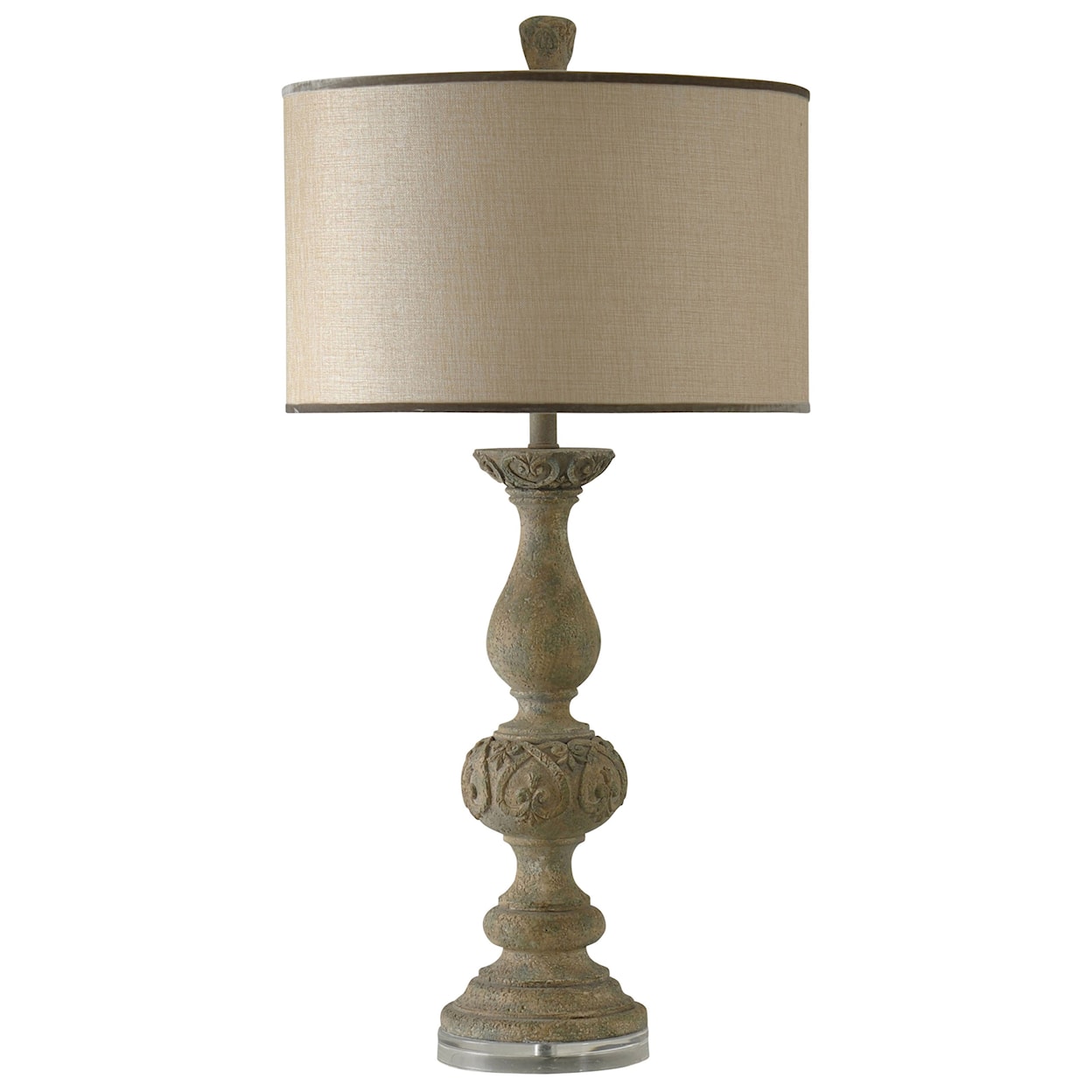 StyleCraft Lamps Faux Stone Table Lamp