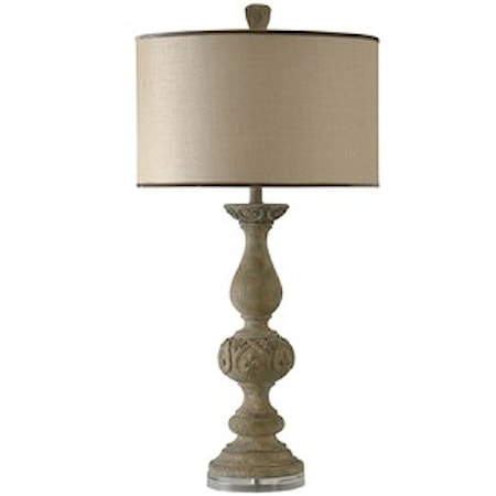 Faux Stone Table Lamp