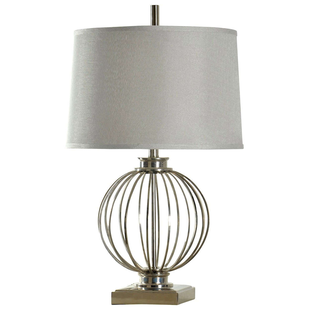 StyleCraft Lamps Transitional Polished Nickel Table Lamp