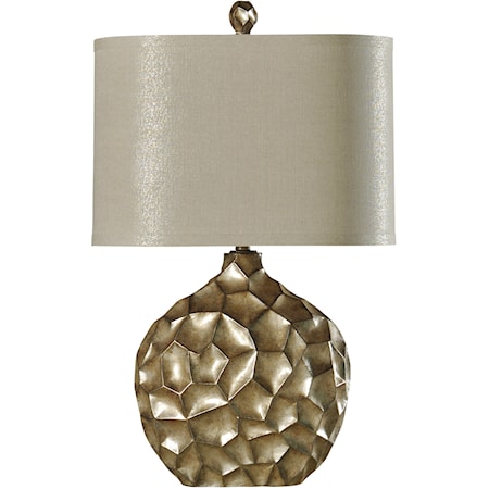 Contemporary Georgian Silver Lamp