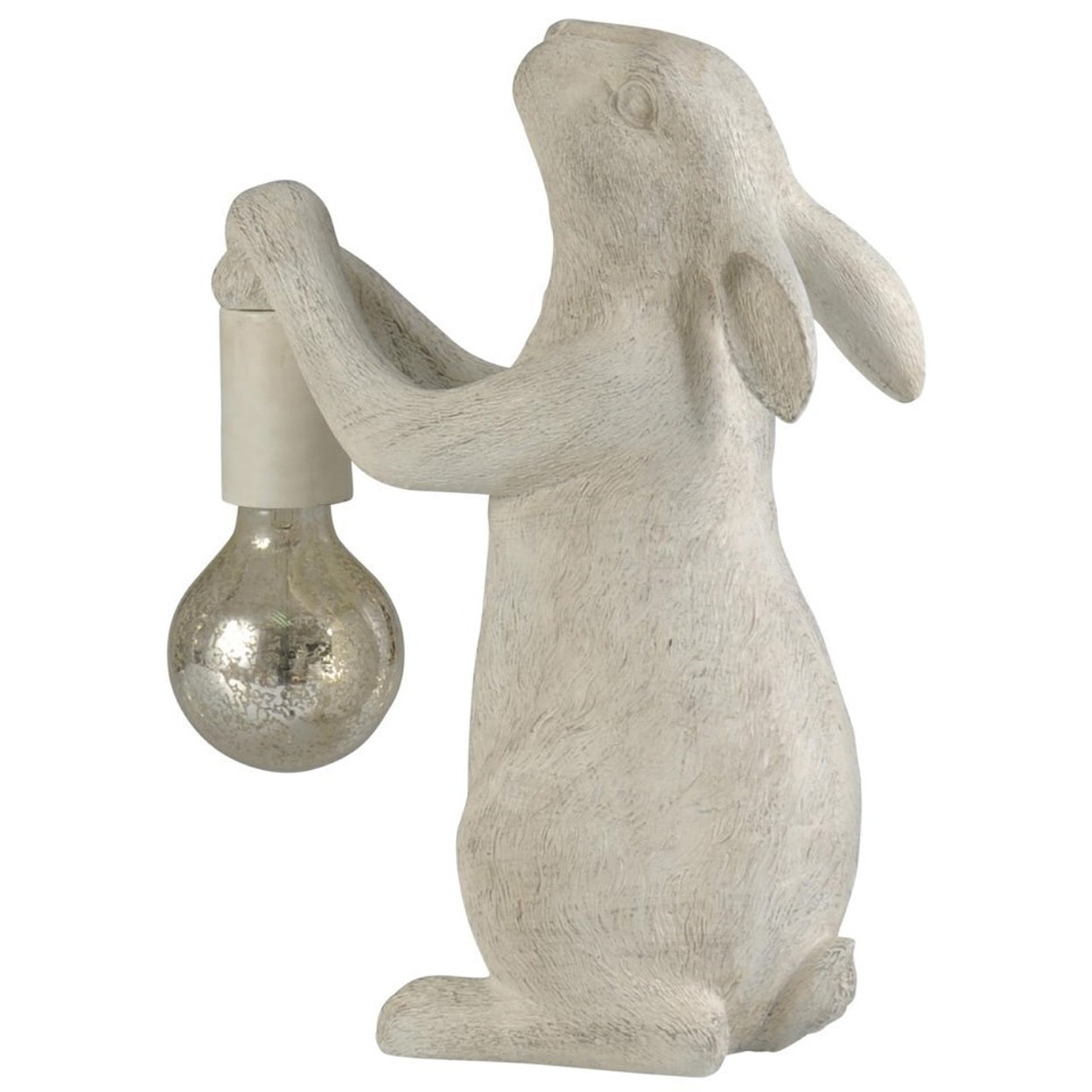 StyleCraft Lamps Distressed White Rabbit Lamp