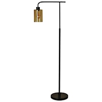 Edison & Bronze Metal Floor Lamp