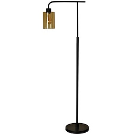 Edison &amp; Bronze Metal Floor Lamp