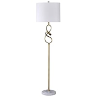 Marble / Crystal Floor Lamp