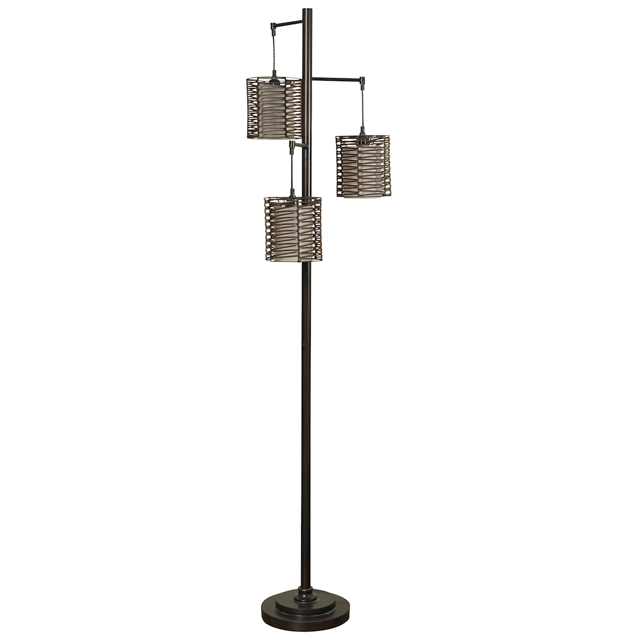 StyleCraft Lamps CONTEMPORARY METAL FLOOR | LAMP HAND WOVEN S