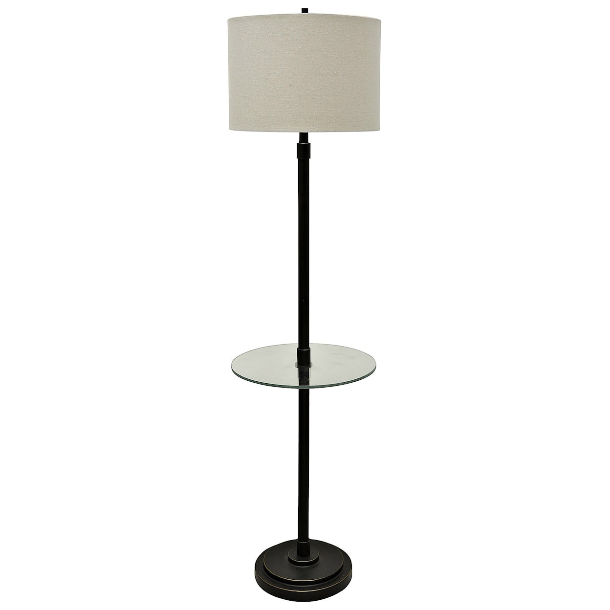 StyleCraft Lamps Madison Bronze Finish Steel Table Floor Lamp