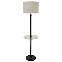 Madison Bronze Finish Steel Table Floor Lamp