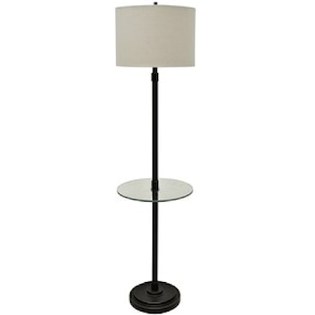 Madison Bronze Finish Steel Table Floor Lamp