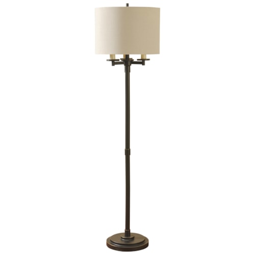 Madison Bronze Finish Four Arm Floor Lamp