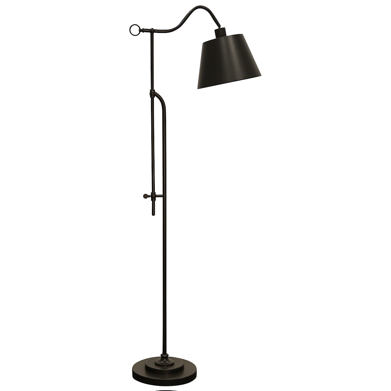 StyleCraft Lamps Adjustable Metal Task Floor Lamp