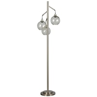 Brushed Steel Floor Lamp