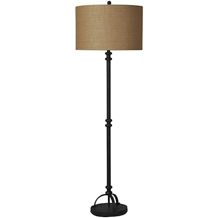 Industrial Bronze Floor Lamp