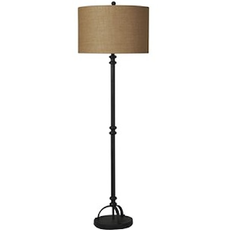 Industrial Bronze Floor Lamp