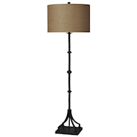 Industrial Cast Iron Floor Lamp