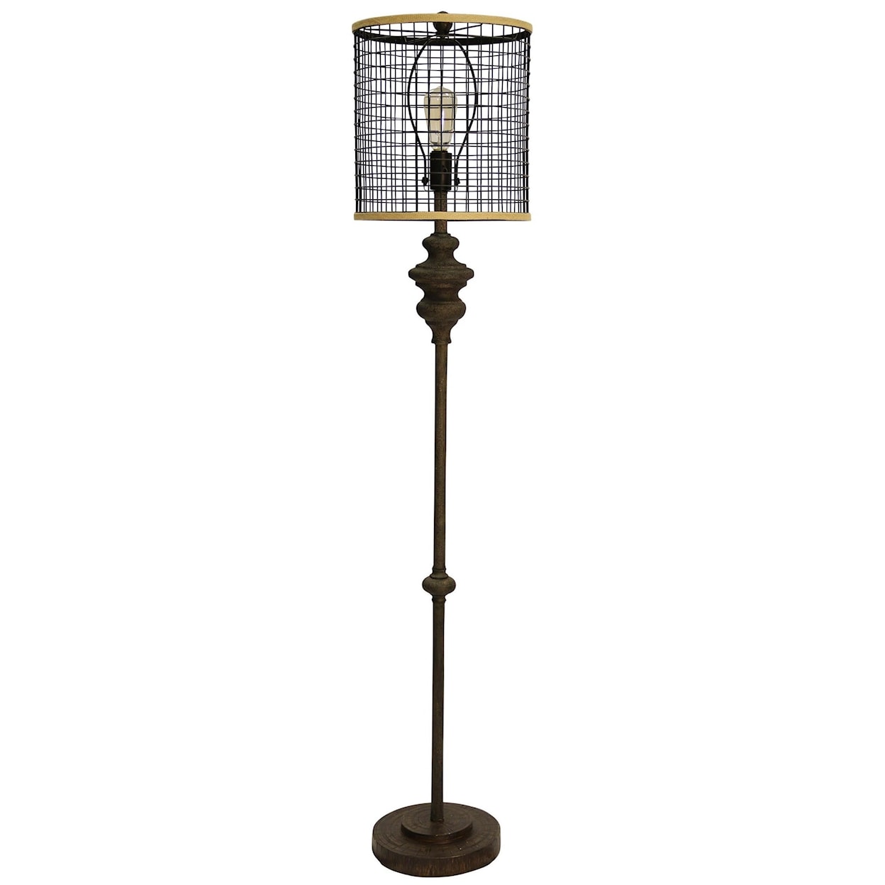 StyleCraft Lamps Industrial Floor Lamp