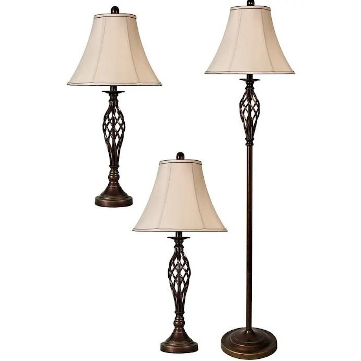 StyleCraft Lamps Barclay Brass Multi Pack Lamps