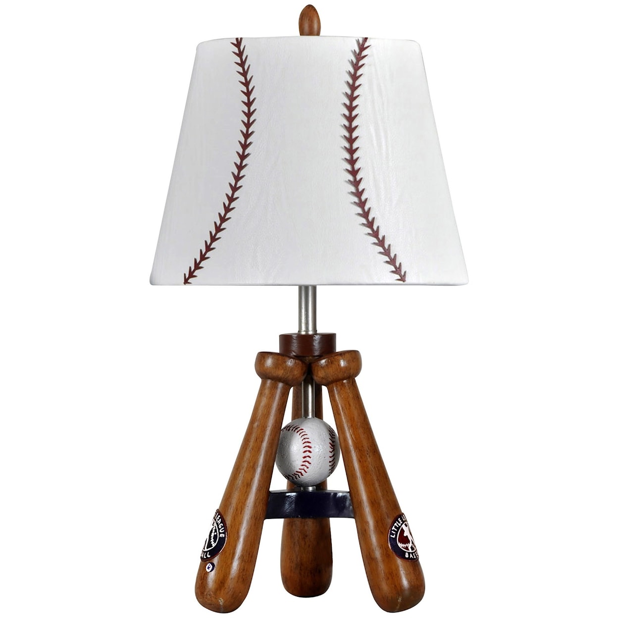 StyleCraft Lamps Little League Tri Pod Baseball Bats Accent T