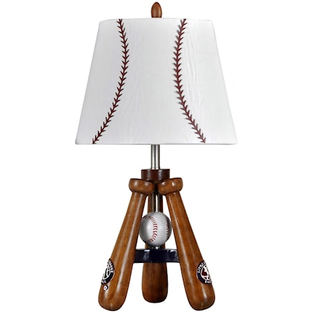 Little League Tri-Pod Baseball Bats Accent Table Lamp
