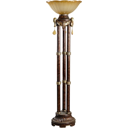 3-Pillar Uplight Lamp