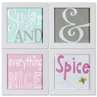 "Sugar and Spice and Everything Nice" Framed Wall Art