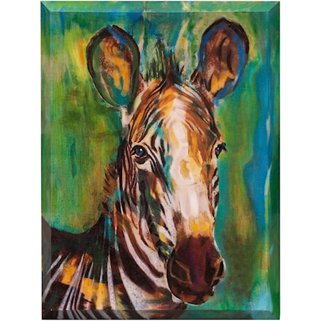 Watercolor Zebra Canvas