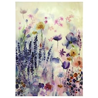 Canvas Print of Multi-Colored Spring Flowers