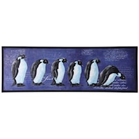 Penguins on Parade Oil Painting