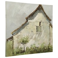 Vintage Farmhouse Painted Canvas