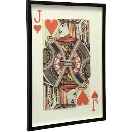 Jack Of Hearts Framed Print