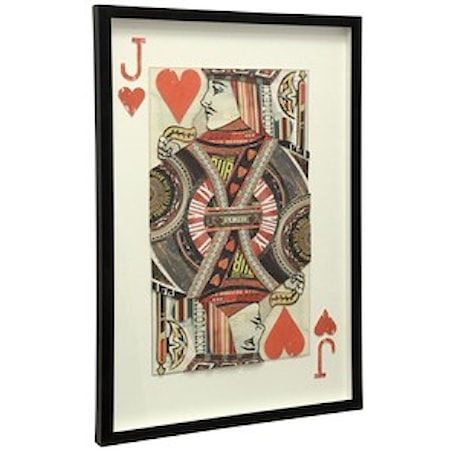 Jack Of Hearts Framed Print