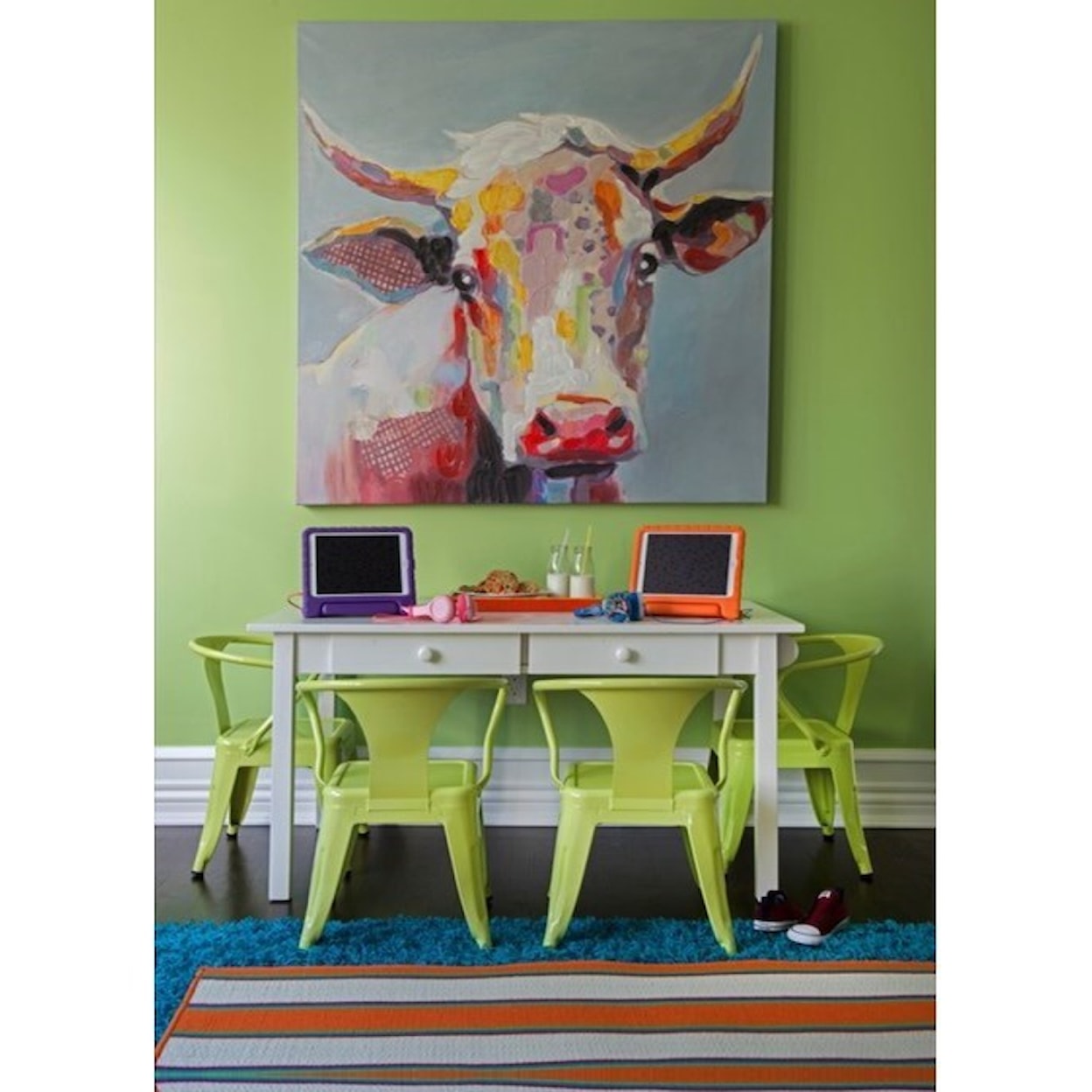 StyleCraft Wall Décor Cow Canvas