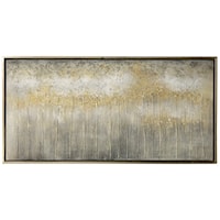Hand-Painted Canvas - Gold