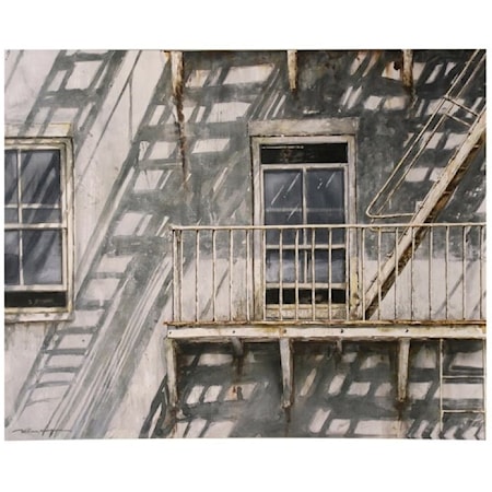 Window and Fire Escape by William Mangum