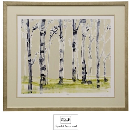 Hand-Signed and Numbered Birch Tree Print