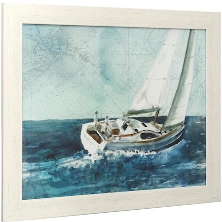 Rough Seas Framed Coastal Print