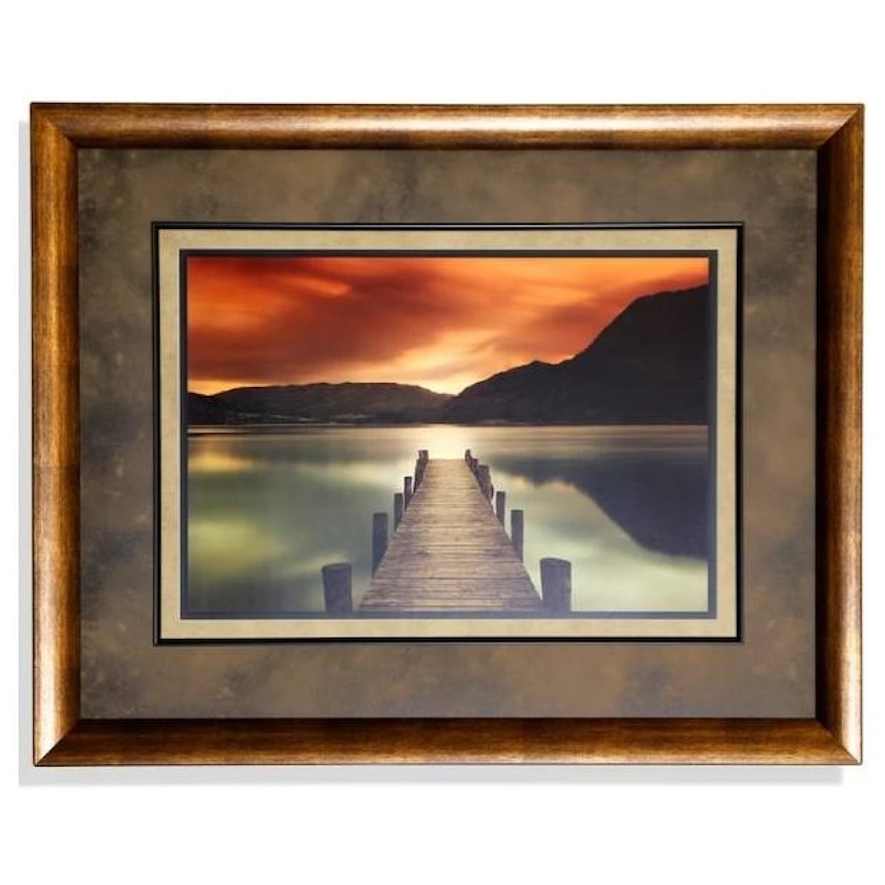 StyleCraft Wall Décor Ullswater Framed Print Under Glass