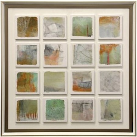 16 Panel Abstract Print