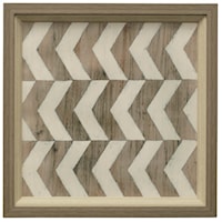 Driftwood Geometry III | Textured 2 Dimensional Print