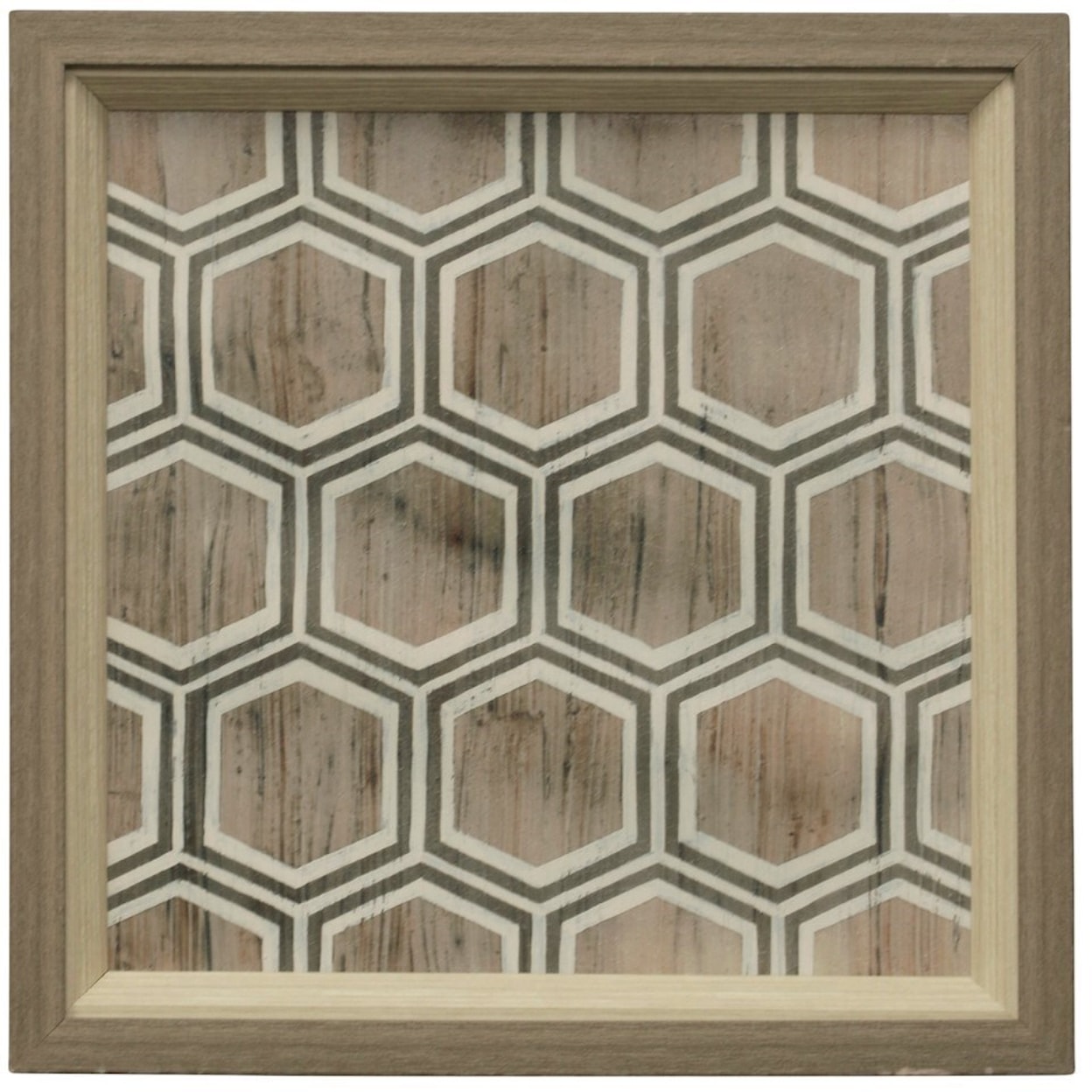 StyleCraft Wall Décor Driftwood Geometry IV | Print