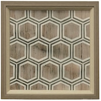 Driftwood Geometry IV | Textured 2 Dimensional Print