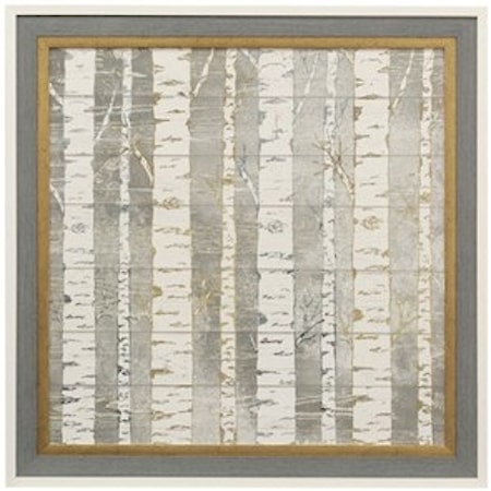 In The Birches | Textured Framed Print