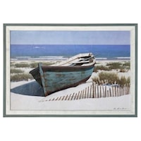 Blue Dory Textured Framed Coastal Print