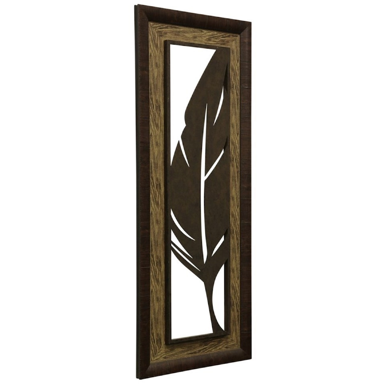 StyleCraft Wall Décor Metal Laser Cut Palm Leaf II 