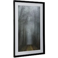 Moonlight Mist Framed Print Under Glass with Matte