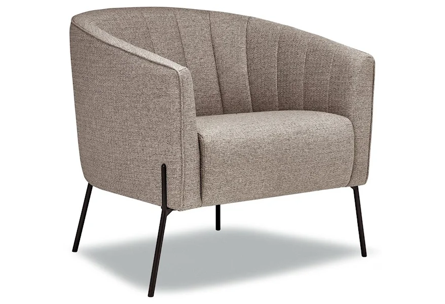 5350 Accent Chair in Sylvester Fossil by Lewis Home at Stoney Creek Furniture 