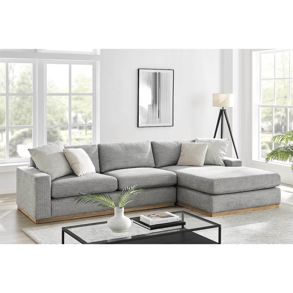 Lewis Home 5620 2 Piece Sectional