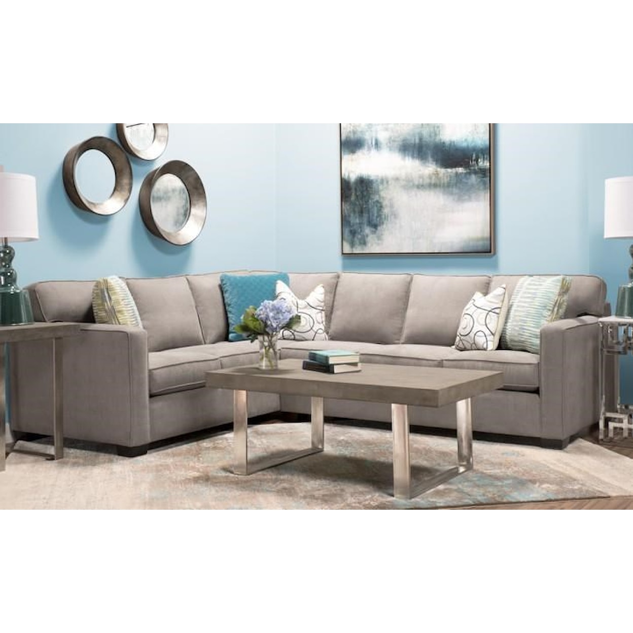 Lewis Home 5901 2 Piece Sectional